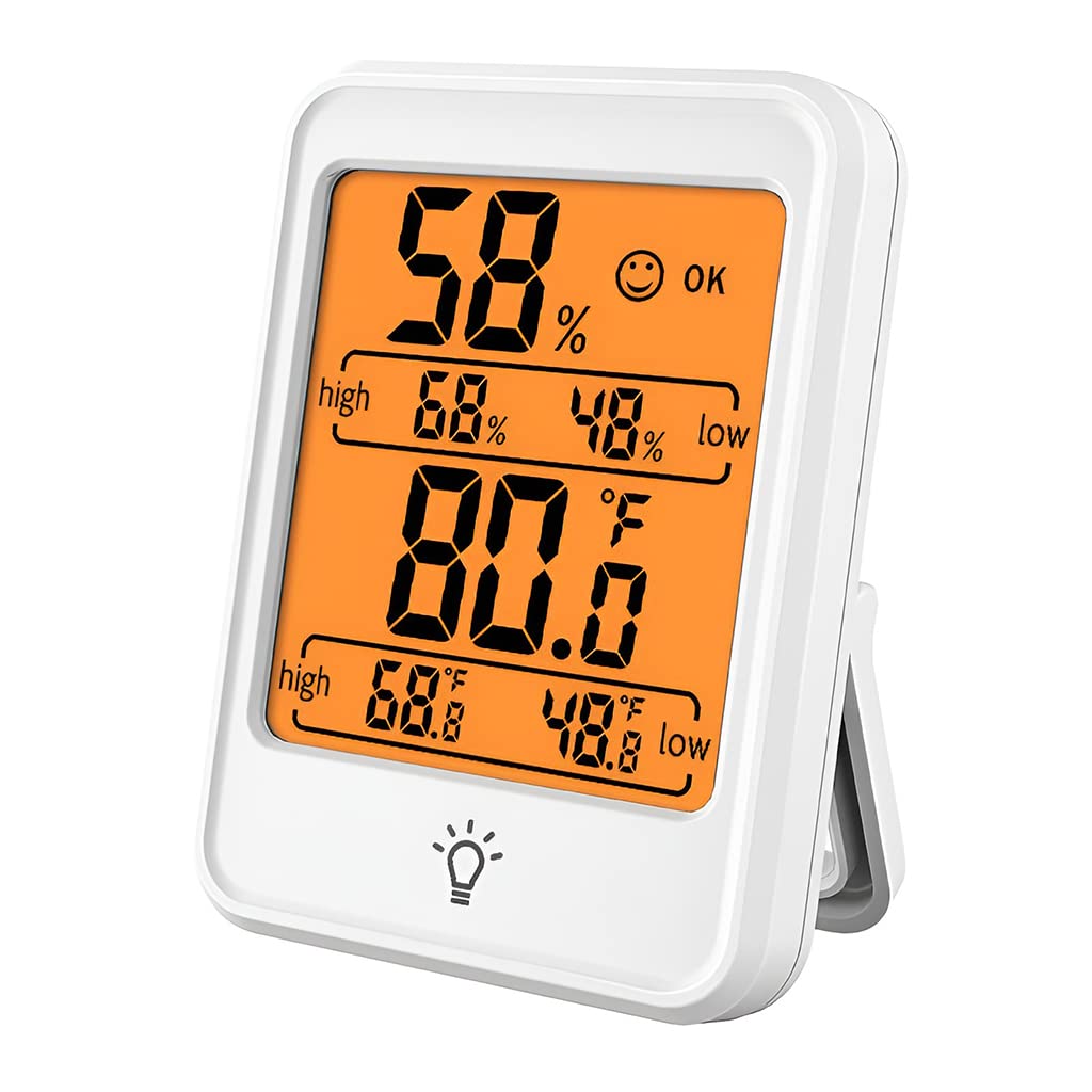 Serplex Electronic LCD Digital Display Indoor Thermometer Hygrometer Weather Station Monitor Hygrometer Backlit Humidity Guage Accurate Temperature Monitor Meter with Stand for Home Office Green House Serplex Electronic LCD Digital Display Indoor Thermometer Hygrometer Weather Station Monitor Hygrometer Backlit Humidity Guage Accurate Temperature Monitor Meter with Stand for Home Office Green House